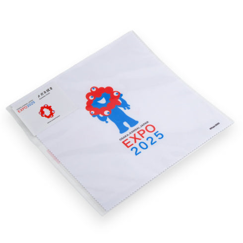 大阪・関西万博メガネ拭き リサイクルポリエステル使用のエコ商品 MY5150CS